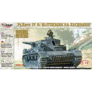 Comparateur de prix : German Tank Pz.kpfw. Ivd blitzkrieg In The West- 1:72e - Mirage Hobby