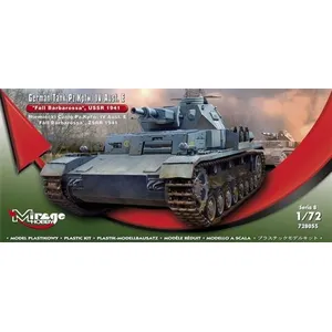 Mirage Hobby German Tank Pz.kpfw.iv Ausf. E Fall Barbarossa Ussr 1941- 1:72e - pas cher