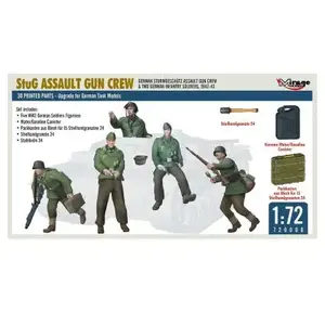 Figurines : équipage de canon d'assaut pas cher