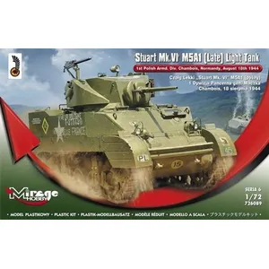 Comparateur de prix : Stuart Mk.vi M5a1 (late) Light Tank - 1:72e - Mirage Hobby
