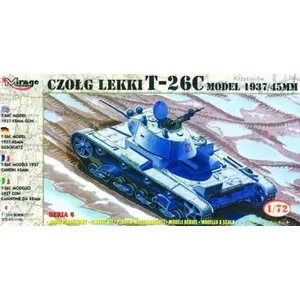 Comparateur de prix : Leichter Panzer T-26 C Modell 1937 Mit 45 Mm Kanone- 1:72e - Mirage Hobby