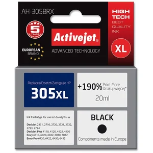 Comparateur de prix : activejet AH-305BRX Encre pour imprimante HP HP 305XL 3YM62AE Noir 20 ML