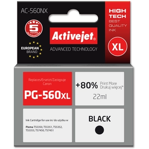 Comparateur de prix : Activejet Cartouches D´encre Compatibles Canon Pg-560xl
