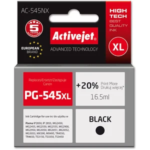 Comparateur de prix : Activejet Cartouches D´encre Compatibles Ac-545nx Canon Pg-545xl