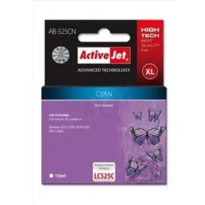 Comparateur de prix : Activejet - AB-525CN - Compatible - Cyan - Brother - Impression à jet d'encre - 15 ml - LC525C