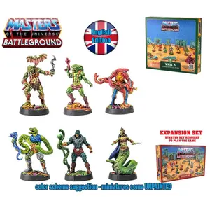 Comparateur de prix : Jeu de plateau Masters Of The Universe Battleground - Wave 8: Snake Me...