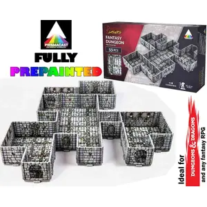 Figurine Dungeons & Lasers:fantasy Dungeon - Prismacast Pre-painted Terrains  - Archon Studio Figurine pour jeu de rôle  - CO-104271 Vendu par1001hobbies