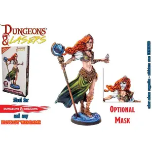 Figurine Dungeons & Lasers: Ygrid The Giantess  - Archon Studio Figurine pour jeu de rôle  - CO-97564 