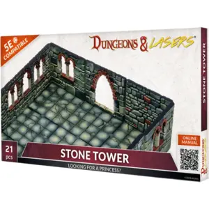 Figurine DUNGEONS & LASERS - DÉCORS - STONE TOWER  - Archon Studio Figurine pour jeu de rôle  - LD-DNL0052 Vendu paramazon