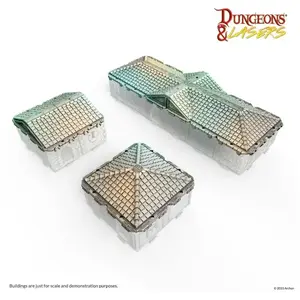 Figurine DUNGEONS & LASERS - DÉCORS - ROOF SET  - Archon Studio Figurine pour jeu de rôle  - LD-DNL0047 