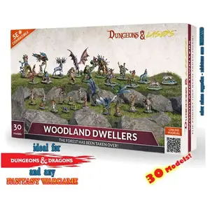 DUNGEONS & LASERS - FIGURINES - WOODLAND DWELLERS - Archon Studio Figurine pour jeu de rôle - LD-DNL0068 Vendu paramazon