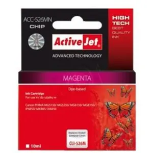Comparateur de prix : ActiveJet ACC-526MN Supreme - 10 ml - magenta - compatible - cartouche...