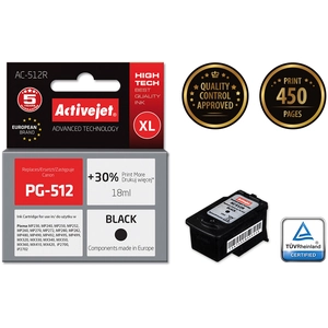 Comparateur de prix : Activejet Cartouches D´encre Compatibles Canon Pg-512