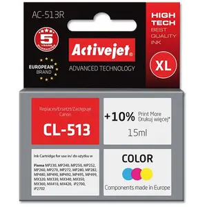 Comparateur de prix : Activejet Cartouches D´encre Compatibles Canon Cl-513