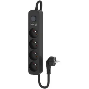 Kerg Multiprise M02515 4 Prises Avec Interrupteur 5 M 16a pas cher