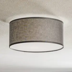 TK Lighting Plafonnier Rondo, gris, Ø 30 cm pas cher