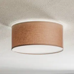 TK Lighting Plafonnier Rondo, cappuccino, Ø 30 cm pas cher