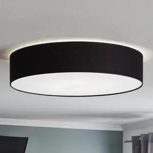 TK Lighting Plafonnier Rondo, gris foncé Ø 60 cm pas cher
