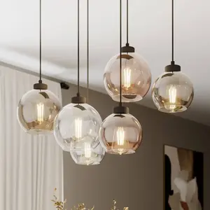 TK Lighting 2164 - Suspension avec fil CUBUS 6xE27/60W/230V pas cher