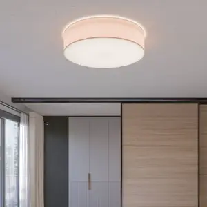 TK Lighting Plafonnier Rondo, beige, Ø 60 cm pas cher