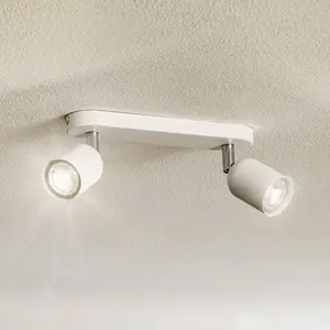 TK Lighting Spot pour plafond Top, à 2 lampes, blanc