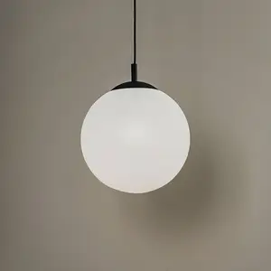TK Lighting Suspension Maxi, Ø 30 cm, à 1 lampe, abat-jour en verre pas cher