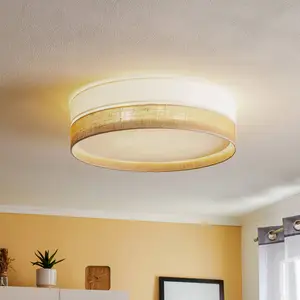 TK Lighting Plafonnier Linobianco, Ø 60 cm pas cher