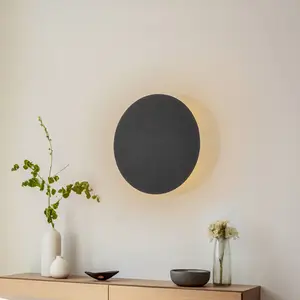 Comparateur de prix : TK Lighting Applique murale Lunia New, noir, Ø 30 cm