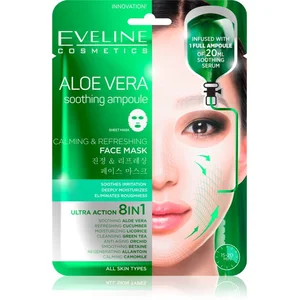 Eveline Cosmetics Ashing and Rafraîching Facial Mask with Aloe Vera 8i... pas cher