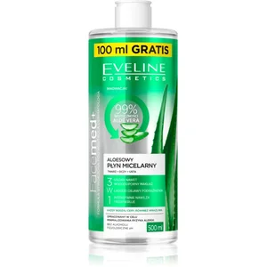 Comparateur de prix : Eveline Cosmetics FaceMed+ eau micellaire à l'aloe vera 400 ml
