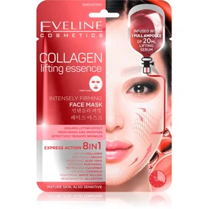 Eveline Face Mask Collagen Intensely Lifting Sheet Pour Sensitive & Mature Peau
