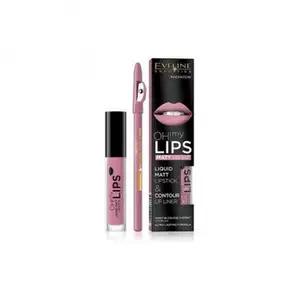Eveline Cosmetics OH! my LIPS Matt kit lèvres 03 Rose Nude 2 pcs pas cher