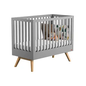 Vox Nautis lit bébé 70x140 Gris pas cher