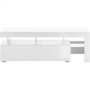 Meuble TV Score 140 cm coloris blanc SCORE pas cher