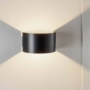 EMIBIG LIGHTING Applique Fold avec abat-jour arqué en noir pas cher