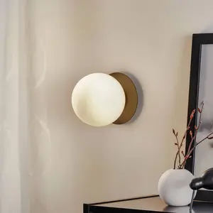 EMIBIG LIGHTING Applique Minerva K1 avec bord métallique noir pas cher
