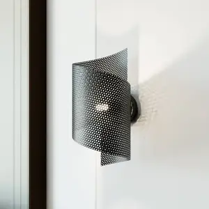 EMIBIG LIGHTING Applique murale Spiral, noir, métal, G9, hauteur 29 cm pas cher