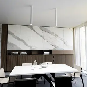 EMIBIG LIGHTING Spot pour plafond Tecno 1XL, acier, GU10, hauteur 60 cm, blanc pas cher