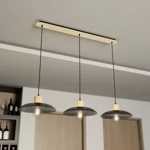 Emibig Lighting Suspension en métal noir, H: 100cm pas cher