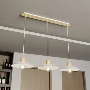 Emibig Lighting Suspension en métal blanc, H: 100cm pas cher