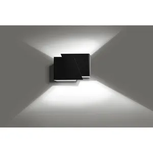 Emibig Lighting - Emibig frost Applique murale affleurante noire 1x G9 pas cher