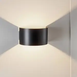 EMIBIG LIGHTING Applique Fold avec abat-jour arqué en noirVendu parkaufland