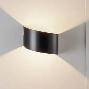 EMIBIG LIGHTING Applique Vero en acier laqué, noire pas cher