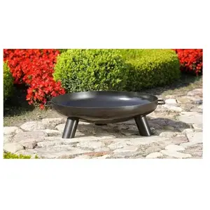 Comparateur de prix : Farm-Mdlt Brasero En Acier 3 Pieds Et Poignées Diamètre 60 Cm