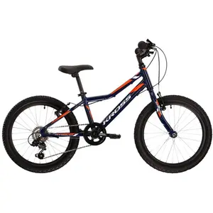 Comparateur de prix : Kross Vélo K Hexagon Mini 1.0 - Roues 20' pour Jeunes Cyclistes, Design Noir/Blanc/Orange