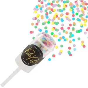 Confettis push pop mix pas cher