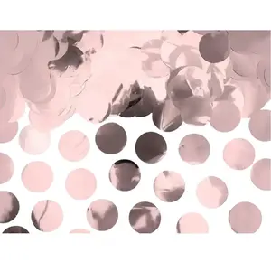 PartyDeco Confettis ronds Or Rose (15gr) pas cher