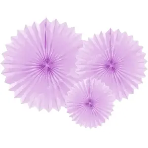 Rosaces décoratives, lavande, 20-40cm (3 pièces) pas cher