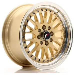 Jante Alu Japan Racing Jr10 8x15 4x100 Et20 Or Bord Poli pas cher