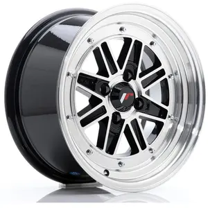 Jante Alu Japan Racing Jr31 7.5x15 4x100 Et20 Noir Brillant pas cher